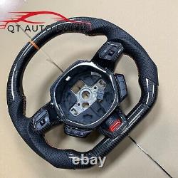For fit Lamborghini Huracan 2016+Real Carbon fiber sports Steering Wheel