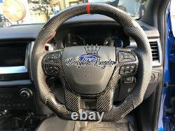 Ford Ranger px 2 px 3 carbon fiber steering wheel paddle shifter body kit raptor