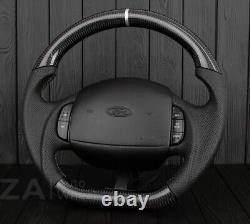 Ford Steering Wheel F-150 F-250 F-350 F-450 Excursion Super duty Carbon Fiber