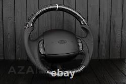 Ford Steering Wheel F-150 F-250 F-350 F-450 Excursion Super duty Carbon Fiber