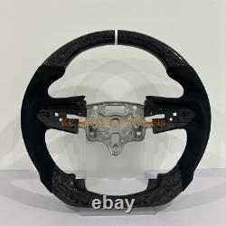 Forged Carbon Fiber Alcantara Steering Wheel Chevrolet Silverado 2023 with heat