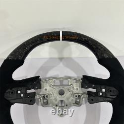 Forged Carbon Fiber Alcantara Steering Wheel Chevrolet Silverado 2023 with heat
