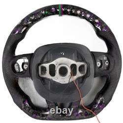 Forged Carbon Fiber LED Steering Wheel For Dodge Challenger Hellcat Charger SRT