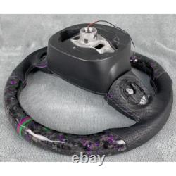 Forged Carbon Fiber LED Steering Wheel For Dodge Challenger Hellcat Charger SRT