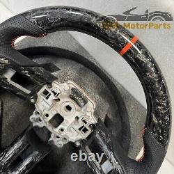 Forged Carbon Fiber Steering Wheel Fit for Ford Mustang GT 2015-2023 with Trim