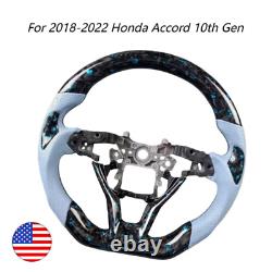 Forged Carbon Fiber Steering Wheel For 2018-2022 Honda Accord 10th Gen