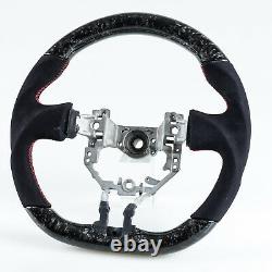 Forged Carbon Fiber Suede Steering Wheel For Toyota GT86 Subaru BRZ Scion FR-S