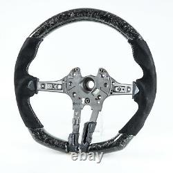 Forged Carbon Suede Steering Wheel For BMW F10 F11 F07 F12 F13 F06 F01 F02 M5 M6