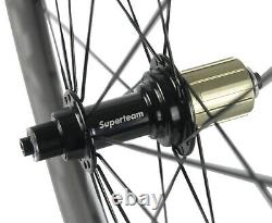 Front 60mm Rear 88mm Carbon Wheels Road Bike 700C Bike Carbon Wheelset 3K Basalt