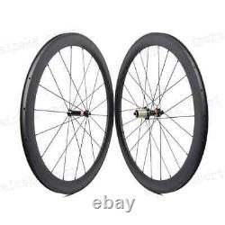 Full Carbon Fiber Bike Wheelset 30 38 50 60mm Depth Tubular Clincher R13 Hub