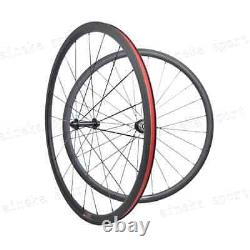 Full Carbon Fiber Bike Wheelset 30 38 50 60mm Depth Tubular Clincher R13 Hub