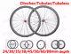 Full Carbon Fiber Wheelset Depth 24-88mm Clincher Tubular Tubeless Bike Hub