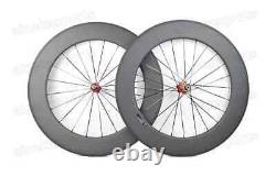 Full Carbon Fiber Wheelset Depth 24-88mm Clincher Tubular Tubeless Bike Hub