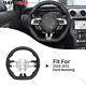 Full Leather Smooth Sport Steering Wheel Fit For 2018-2023 Ford Mustang GT