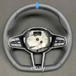 Full Leather Steering Wheel For BMW G30 G87 G80 G82 G81 F90 G06 G05 G20 G22