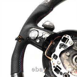 GENUINE CARBON FIBER Steering Wheel FOR BMW MINI Cooper R55 R56 R60 JCW