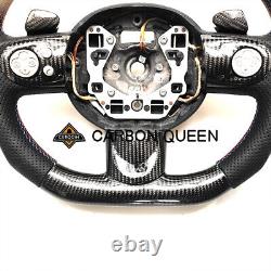 GENUINE CARBON FIBER Steering Wheel FOR BMW MINI Cooper R55 R56 R60 JCW