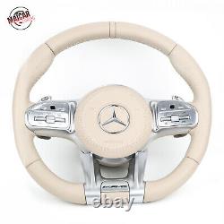 Genuine 2019 AMG model Cream Color Steering Wheels for All Mercedes models 2014+
