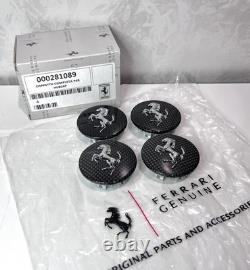Genuine Ferrari Carbon Fiber Wheel Hub Center Cap 000281089 U. S Shipping