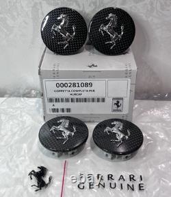 Genuine Ferrari Carbon Fiber Wheel Hub Center Cap 000281089 U. S Shipping