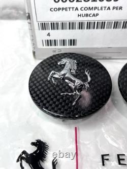 Genuine Ferrari Carbon Fiber Wheel Hub Center Cap 000281089 U. S Shipping