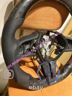 HEATED Steering Wheel FOR INFINITI q50/q60/QX50/QX55 WITH HONEYCOMB CARBON FIBER