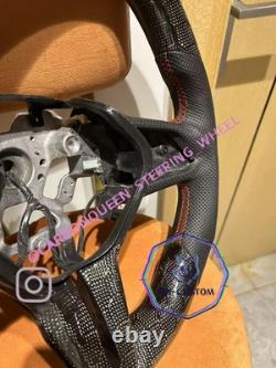 HEATED Steering Wheel FOR INFINITI q50/q60/QX50/QX55 WITH HONEYCOMB CARBON FIBER