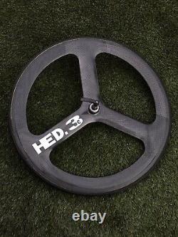HED 3 700c Clincher Rear Carbon Fiber With Tubular Tire