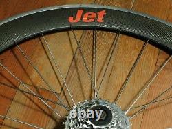 HED Jet 700c CLINCHER Wheels Shimano 600 Hubs Skewers Stainless Spokes