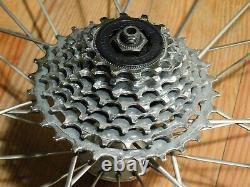 HED Jet 700c CLINCHER Wheels Shimano 600 Hubs Skewers Stainless Spokes