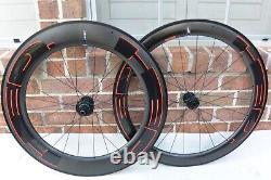 HED Jet 9/6 Wheelset 700c Thru axle Disc Brake Shimano/sram 10/11 Speed