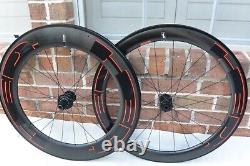 HED Jet 9/6 Wheelset 700c Thru axle Disc Brake Shimano/sram 10/11 Speed