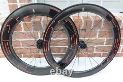 HED Jet 9/6 Wheelset 700c Thru axle Disc Brake Shimano/sram 10/11 Speed