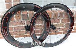 HED Jet 9/6 Wheelset 700c Thru axle Disc Brake Shimano/sram 10/11 Speed