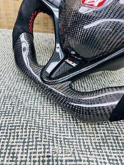 HONDA CIVIC FD2/FN2 Top & Bottom FLAT Steering Wheel With Real Carbon Fiber