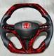 HONDA CIVIC FD2/FN2 Top Bottom Flat Steering Wheel With Forged Carbon Fiber