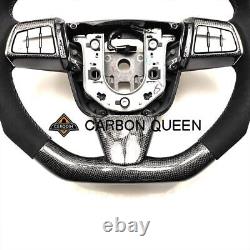 HONEYCOMB CARBON FIBER Steering Wheel FOR Cadillac CTS-V With Paddle Shifters