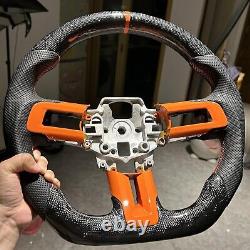 HONEYCOMB CARBON FIBER Steering Wheel FOR FORD MUSTANG GT 2015-22 years