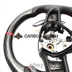 HONEYCOMB CARBON FIBER Steering Wheel FOR INFINITI q50q60QX50QX55 BLACK NAPPA