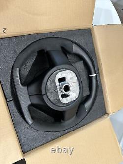 Hansshow Round Carbon Fiber Steering Wheel Model S/X Long Range LR Or Plaid