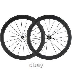 High TG Clincher 50mm Carbon Wheelset Road Bike 700C 25mm R13 hub Carbon Wheels