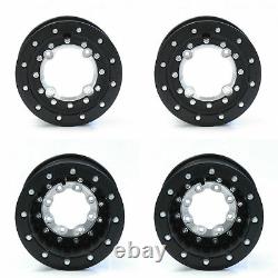 Hiper Tech 3 Carbon Fiber Rims Wheels 10 Front 4+1, 9 Rear 10x5 9x8 Black