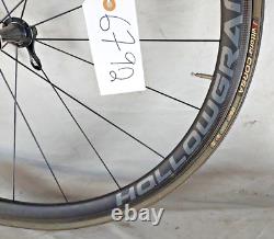 Hollowgram 1800G Carbon Front 700c Road Bike Wheel 100mm 18S Damaged USA Shipper
