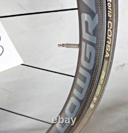 Hollowgram 1800G Carbon Front 700c Road Bike Wheel 100mm 18S Damaged USA Shipper