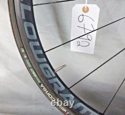 Hollowgram 1800G Carbon Front 700c Road Bike Wheel 100mm 18S Damaged USA Shipper