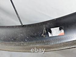 Hollowgram 1800G Carbon Front 700c Road Bike Wheel 100mm 18S Damaged USA Shipper