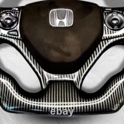 Honda Civic Si 9th generation 2012-16 Alcantara Carbon fiber steering wheel
