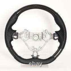 Hydro Dip Carbon Fiber Flat Sport Steering Wheel Fit TOYOTA GR86 GT86 BRZ 2017+