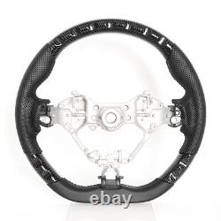 Hydro Dip Carbon Fiber Flat Sport Steering Wheel Fit TOYOTA GR86 GT86 BRZ 2017+