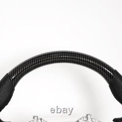 Hydro Dip Carbon Fiber Flat Sport Steering Wheel Fit TOYOTA GR86 GT86 BRZ 2017+